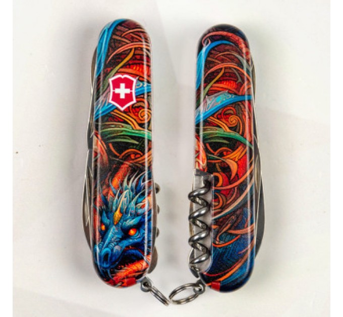 Victorinox Ніж Victorinox Climber Zodiac Сапфіровий дракон (1.3703_Z3260p)