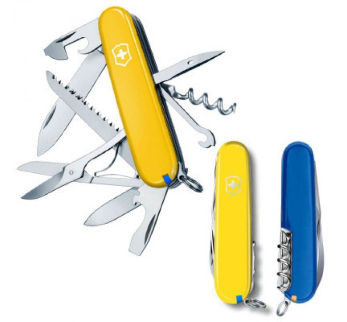 Victorinox Ніж Victorinox Huntsman Ukraine 91 мм Жовто-синій (1.3713.8.2)