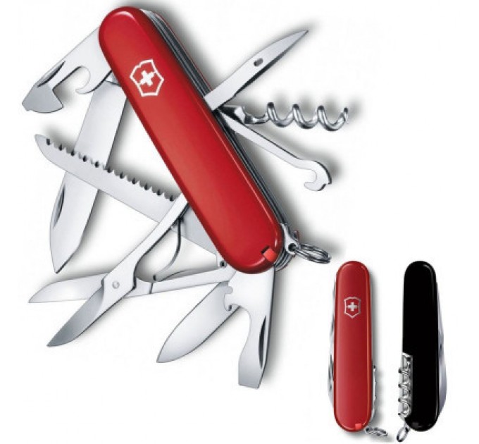 Victorinox Ніж Victorinox Huntsman Ukraine 91 мм Червоно-чорний (1.3713.1.3)