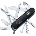 Victorinox Ніж Victorinox Huntsman Ukraine 91 мм Чорний Тризуб-Ластівка (1.3713.3_T1230u)