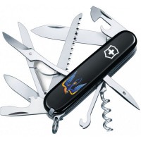 Ніж Victorinox Huntsman Ukraine 91 мм Чорний Тризуб-Ластівка (1.3713.3_T1230u)