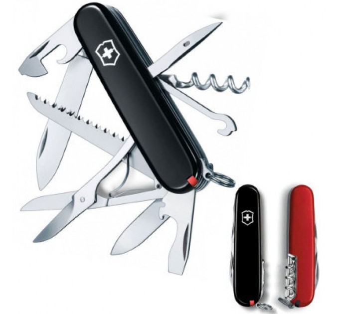 Victorinox Ніж Victorinox Huntsman Ukraine 91 мм Чорно-червоний (1.3713.3.1)