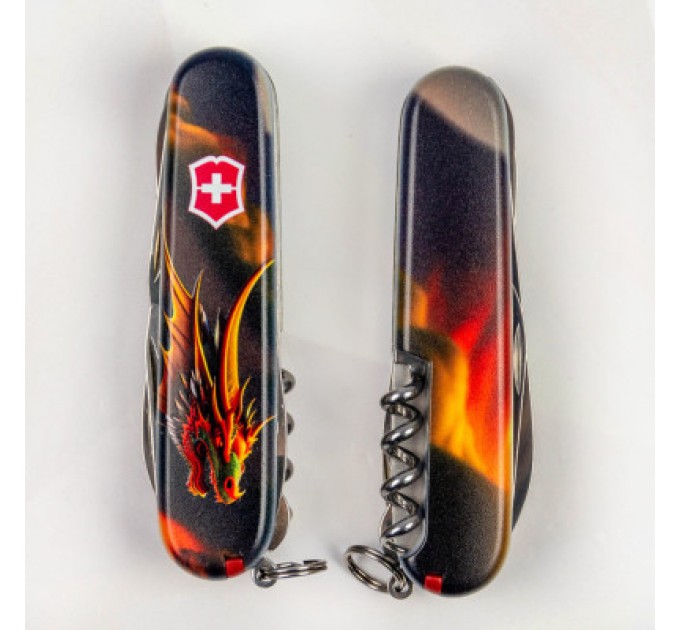 Victorinox Ніж Victorinox Huntsman Zodiac 91 мм Фантастичний дракон (1.3713.3_Z3210p)