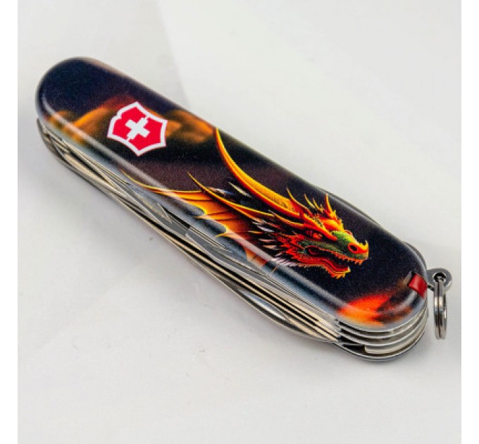 Victorinox Ніж Victorinox Huntsman Zodiac 91 мм Фантастичний дракон (1.3713.3_Z3210p)