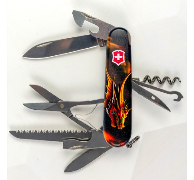 Victorinox Ніж Victorinox Huntsman Zodiac 91 мм Фантастичний дракон (1.3713.3_Z3210p)