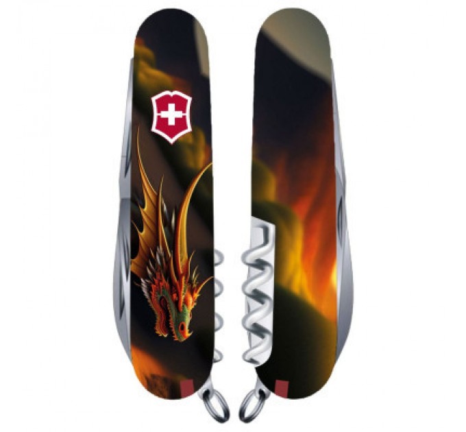 Victorinox Ніж Victorinox Huntsman Zodiac 91 мм Фантастичний дракон (1.3713.3_Z3210p)