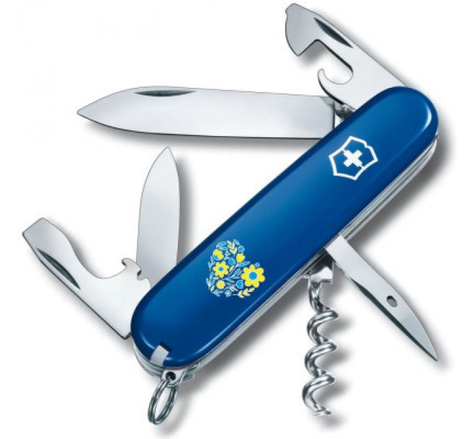 Victorinox Ніж Victorinox Spartan Ukraine 91 мм Квіткове серце (1.3603.2_T1246u)