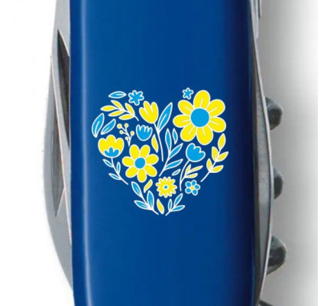 Victorinox Ніж Victorinox Spartan Ukraine 91 мм Квіткове серце (1.3603.2_T1246u)
