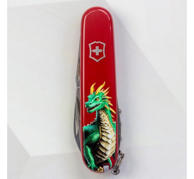 Victorinox Ніж Victorinox Spartan Zodiac 91 мм Зелений дракон (1.3603_Z3340u)