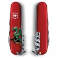Victorinox Ніж Victorinox Spartan Zodiac 91 мм Зелений дракон на дереві (1.3603_Z3350u)