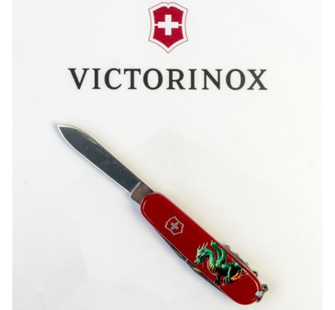 Victorinox Ніж Victorinox Spartan Zodiac 91 мм Зелений дракон на дереві (1.3603_Z3350u)