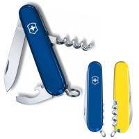 Ніж Victorinox Waiter Ukraine 84 мм Синьо-жовтий (0.3303.2.8)