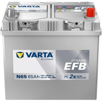 Акумулятор автомобільний Varta Blue Dynamic EFB 65Ah ASIA Ев (-/+) (650EN) (565501065)