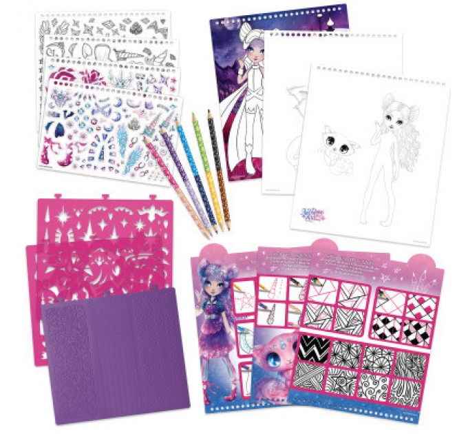 Nebulous Stars Набір для творчості Nebulous Stars Скетчбук: Небулія, мотиви космосу (11101)