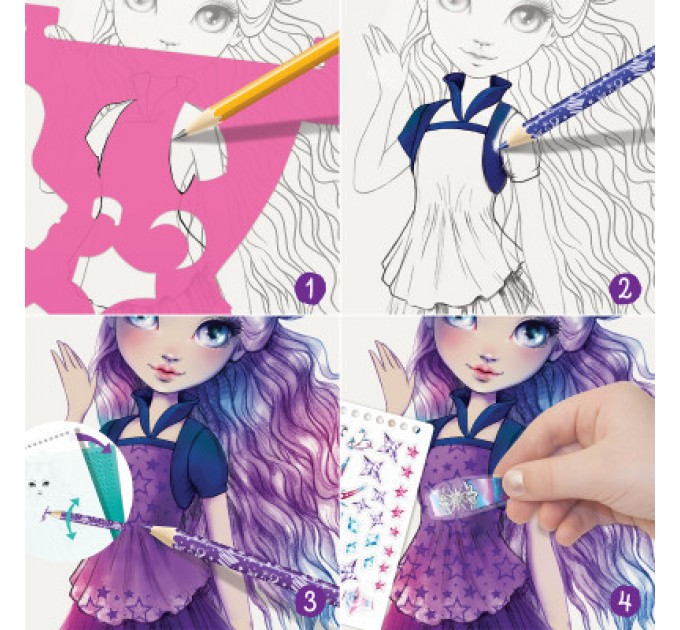 Nebulous Stars Набір для творчості Nebulous Stars Скетчбук: Небулія, мотиви космосу (11101)