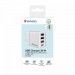 Verbatim Зарядний пристрій Verbatim USB 30W PD3.0 4-ports white (49701)