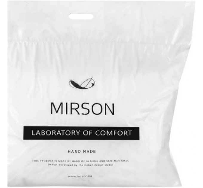 MirSon Ковдра MirSon зимова Шовкова Супер Тепла №9003 Eco Light Gray 172x205 см (2200005993507)