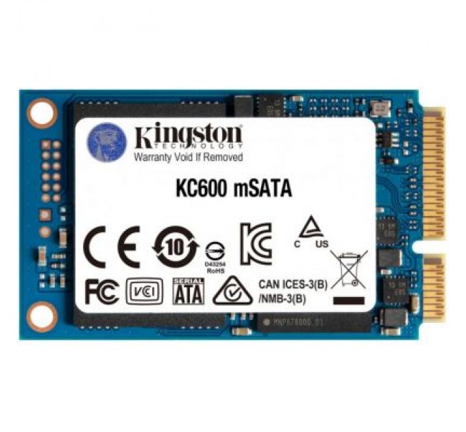 Kingston Накопичувач SSD mSATA 1TB Kingston (SKC600MS/1024G)