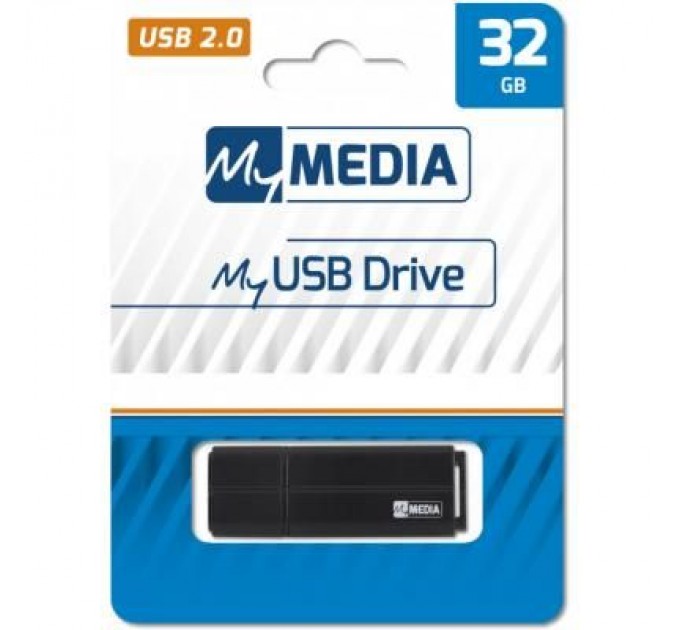 MyMedia USB флеш накопичувач MyMedia 32GB Black USB 2.0 (69262)