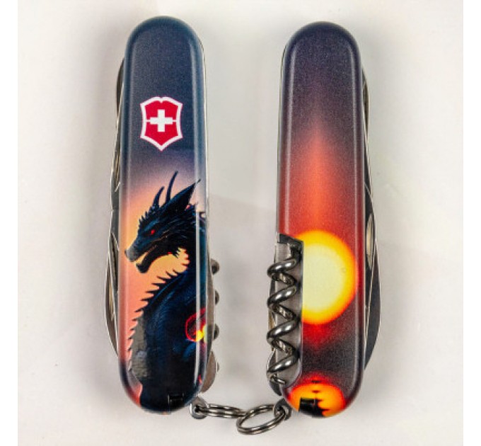 Victorinox Ніж Victorinox Climber Zodiac Дракон в променях сонця (1.3703.3_Z3270p)