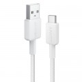 Anker Дата кабель USB 2.0 AM to Type-C 0.9m 322 White Anker (A81H5H21/A81H5G21)