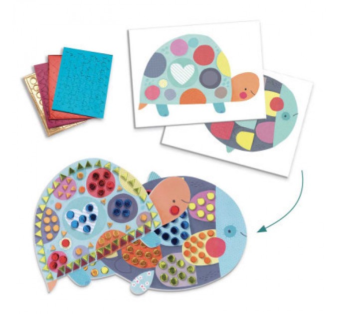 Djeco Набір для творчості Djeco Будиночки для тварин (DJ09293)