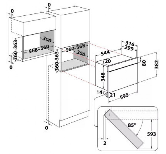 Whirlpool Мікрохвильова піч Whirlpool MBNA920B