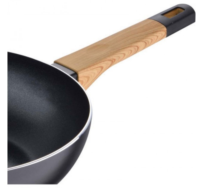Bergner Сковорода Bergner Wok Earth Black 28 см (BG-34627-BK)