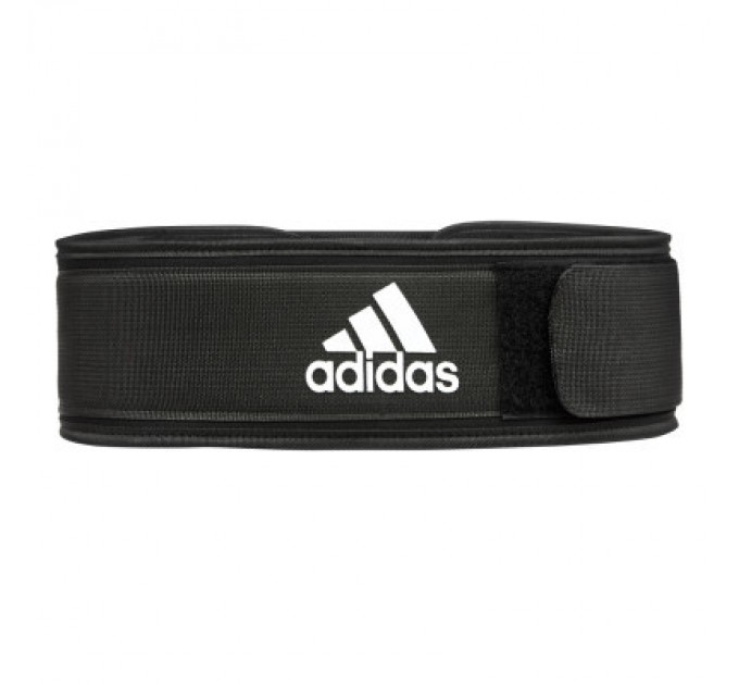 Adidas Атлетичний пояс Adidas Essential Weightlifting Belt ADGB-12256 XL 94 - 120 см Чорний (885652016339)