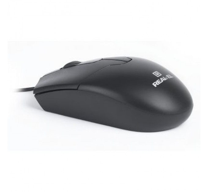 REAL-EL Мишка REAL-EL RM-208 USB Black