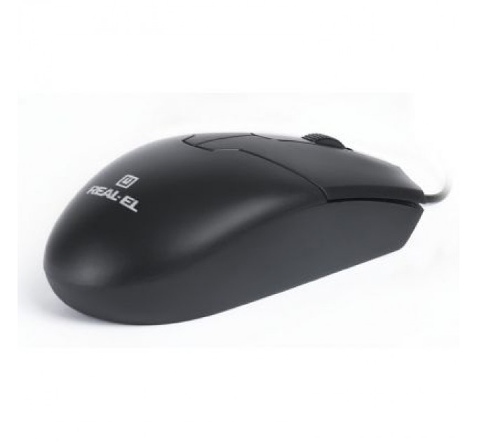 REAL-EL Мишка REAL-EL RM-208 USB Black