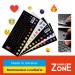 SampleZone Наклейка на клавіатуру SampleZone непрозора чорна, біло-зелений (SZ-BK-GS)