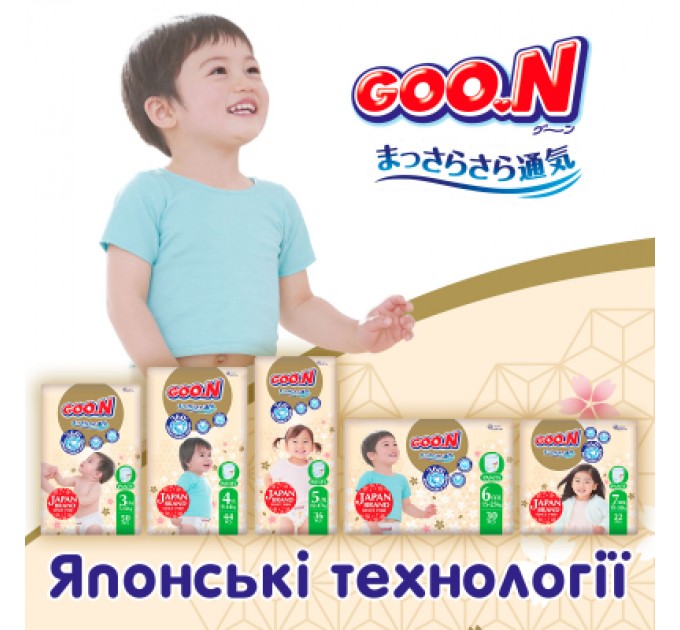 GOO.N Підгузки GOO.N Premium Soft Трусики 12-17 кг Розмір 5 XL 36 шт (F1010101-158)