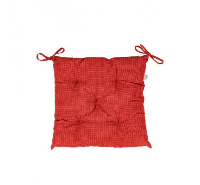 Прованс Подушка на стілець Прованс Merry Christmas червона 40х40 см (031484)