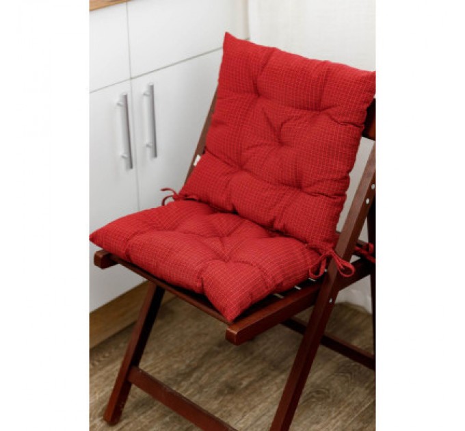 Прованс Подушка на стілець Прованс Merry Christmas червона 40х40 см (031484)