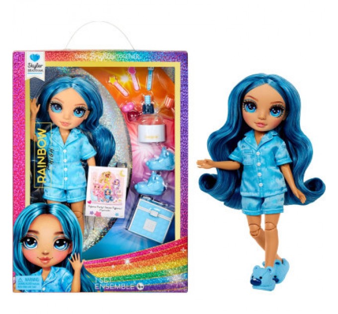 Rainbow High Лялька Rainbow High серії Junior High PJ Party - Скайлер (530947)