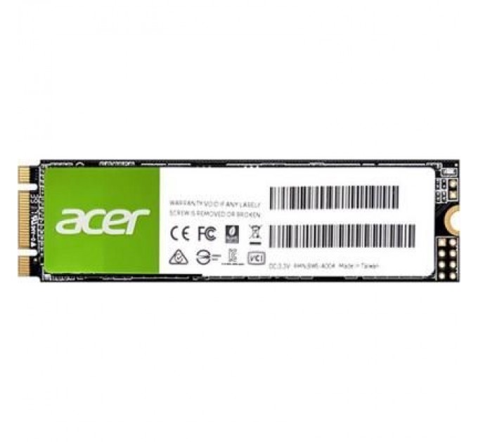 Acer Накопичувач SSD M.2 2280 256GB RE100 Acer (BL.9BWWA.113)
