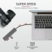Trust Концентратор Trust HALYX FAST 3USB+CARD READER USB-C ALUMINIUM (24191_TRUST)