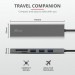 Trust Концентратор Trust HALYX FAST 3USB+CARD READER USB-C ALUMINIUM (24191_TRUST)