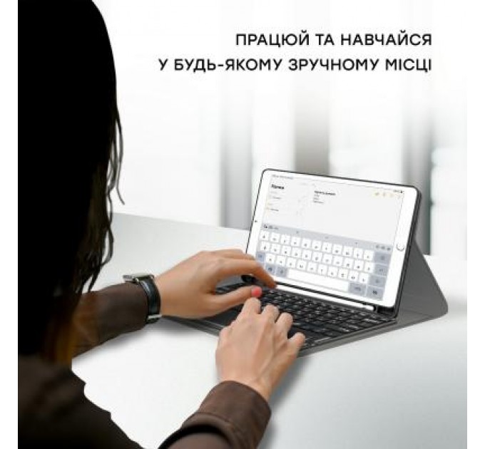 AirOn Чохол до планшета AirOn Premium iPad 10.2" 2019/2020/2021 7/8/9th Gen Air 3 Kbd+Tch (4822352781058)