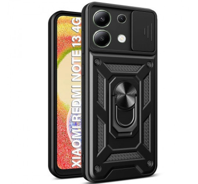 BeCover Чохол до мобільного телефона BeCover Military Xiaomi Redmi Note 13 4G Black (710689)