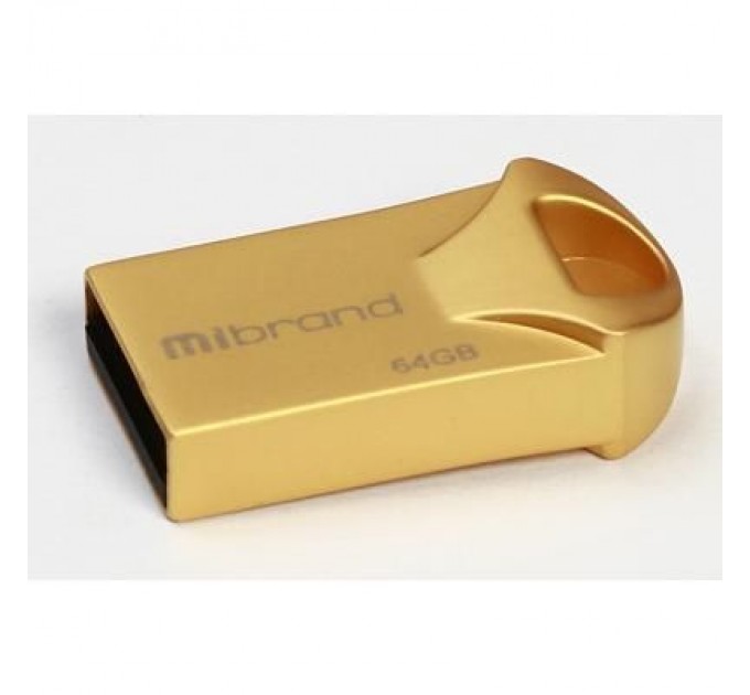 Mibrand USB флеш накопичувач Mibrand 64GB Hawk Gold USB 2.0 (MI2.0/HA64M1G)