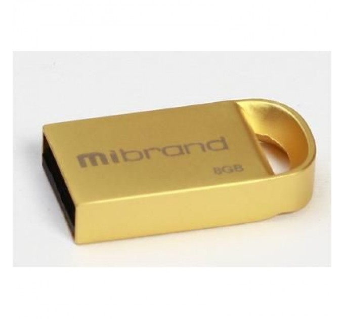 Mibrand USB флеш накопичувач Mibrand 8GB lynx Gold USB 2.0 (MI2.0/LY8M2G)