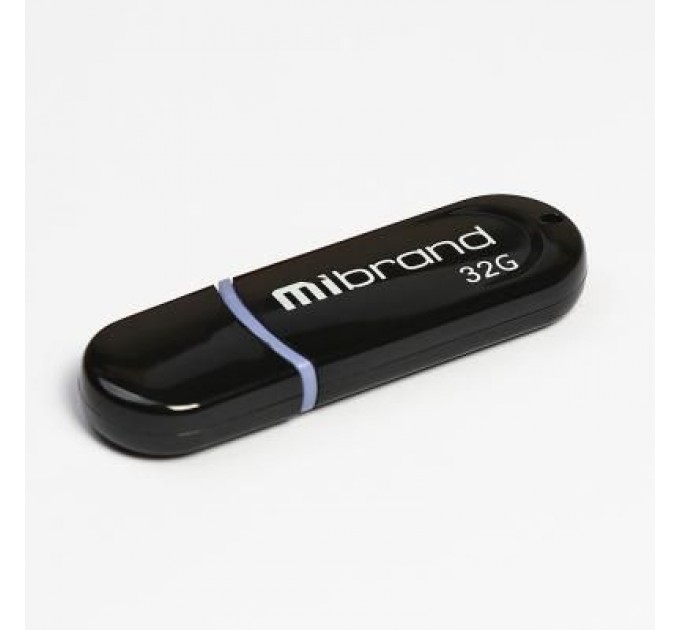 Mibrand USB флеш накопичувач Mibrand 32GB Panther Black USB 2.0 (MI2.0/PA32P2B)