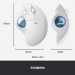 Logitech Мишка Logitech Ergo M575 Wireless Trackball Off-white (910-005870)