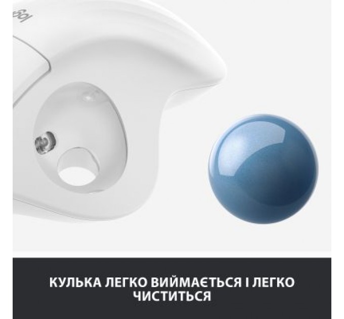 Logitech Мишка Logitech Ergo M575 Wireless Trackball Off-white (910-005870)