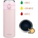 Magio Термос Magio 400 мл з датчиком температури Рожевий (MG-1047P)