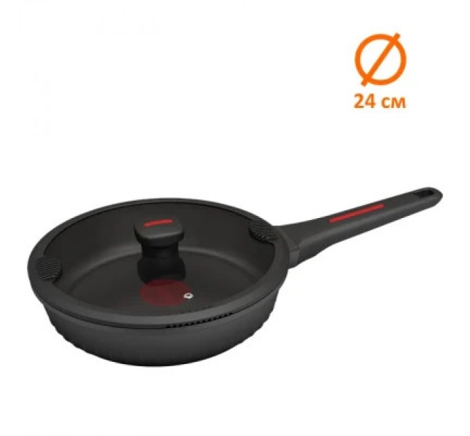 Magio Сковорода Magio Лита з кришкою 24 см (MG-1170)