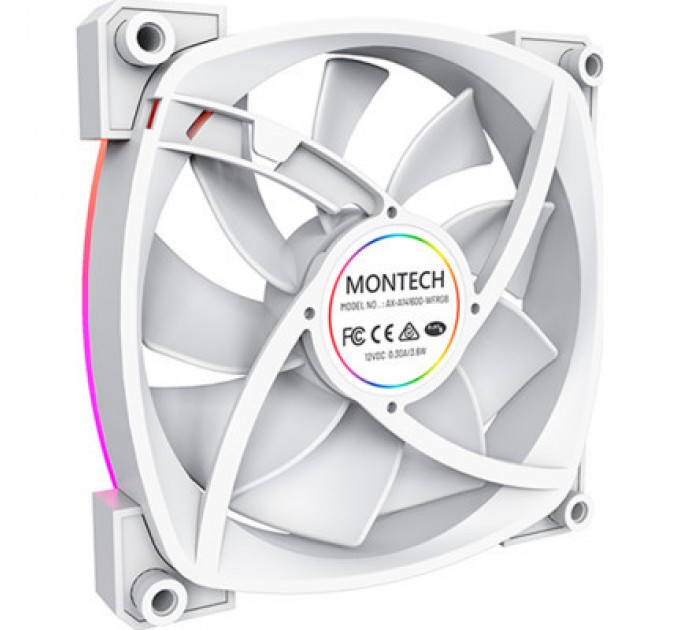 MONTECH Кулер до корпусу MONTECH RX140 PWM WHITE