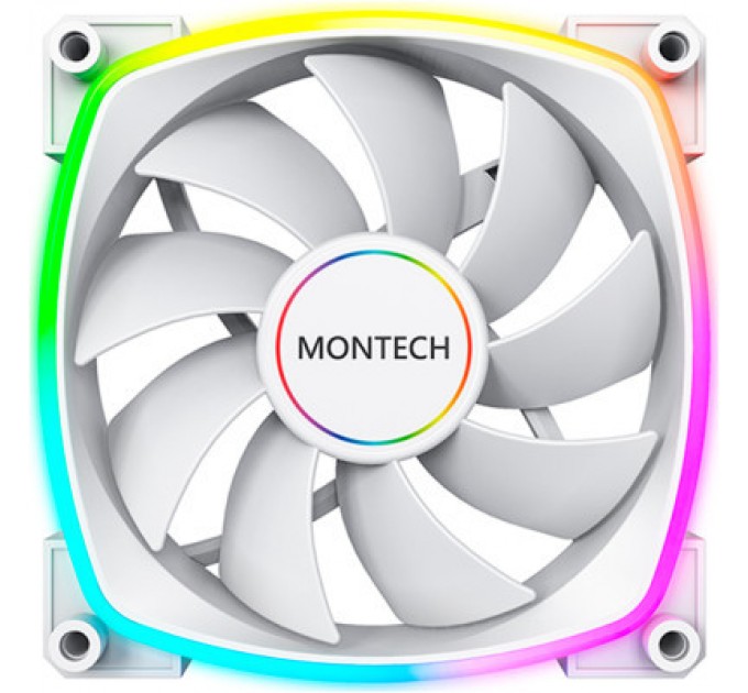 MONTECH Кулер до корпусу MONTECH RX140 PWM WHITE
